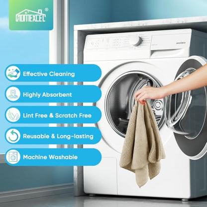 Brown Microfiber Cleaning Cloth (Brown)