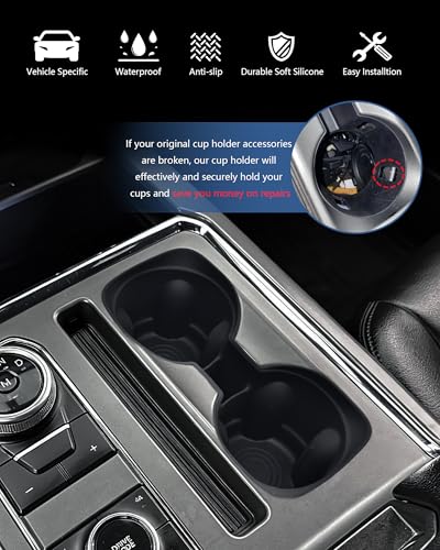 Cup Holder Inserts for Ford Expedition 2018 (For Expedition 20218-2024)