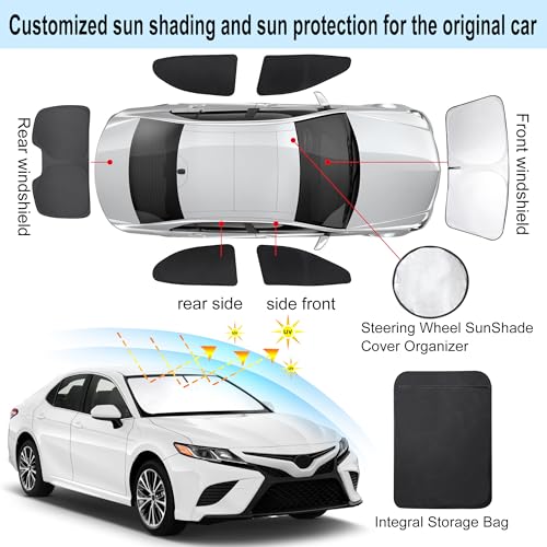 Window Shades for Toyota Camry 2018 (for Toyota Camry 2018-2024)