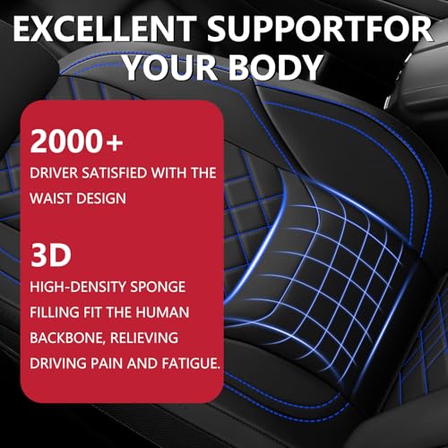 Chevy Silverado Seat Covers Full Set (Black blue / Full set)