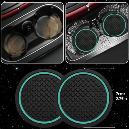 6 PCS Car Steering Wheel Cover Set (Steering Wheel Cover Set / Mint Line)