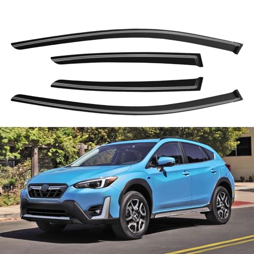 Window Visors Rain Guards for 2018 (2018-2023 Subaru Crosstrek)
