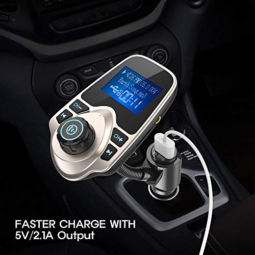 Bluetooth 5.4 Car Adapter (Golden)