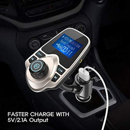 Bluetooth 5.4 Car Adapter (Golden)