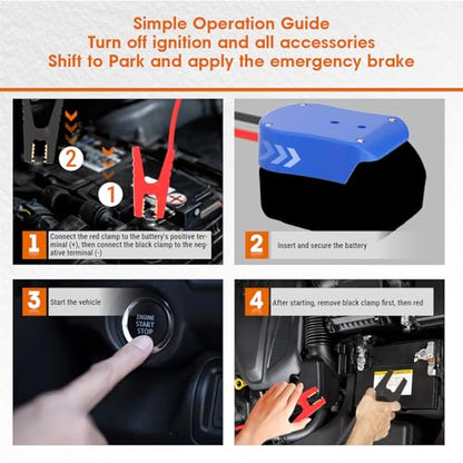 Jumper Cables Adapter Compatible with Makita 18V Battery