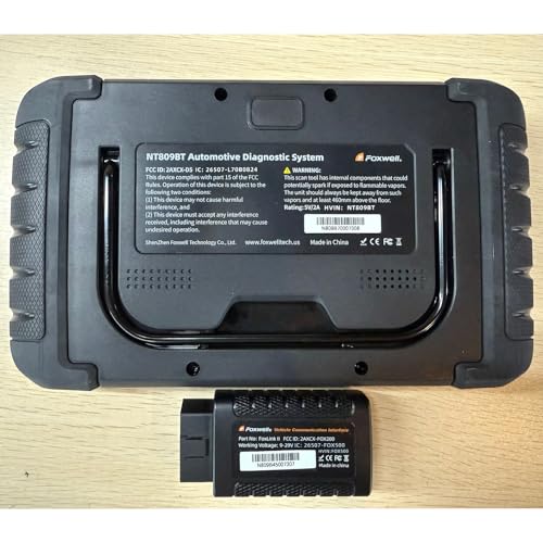 2026 FOXWELL Scanner NT809BT OBD2 Scanner Diagnostic Tool with 30+Resets (NT809BT Bidirectional Scanner Black)