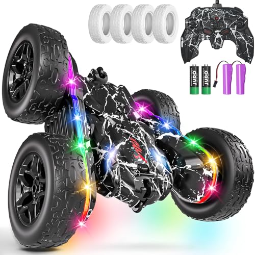 Rc Cars Toys for Boys Remote Control Car 2.4 GHz Black Toys for Ages 5 (Black)