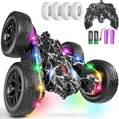 Rc Cars Toys for Boys Remote Control Car 2.4 GHz Black Toys for Ages 5 (Black)