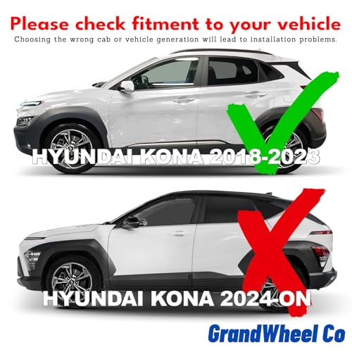 Window Deflectors Smoke Tinted in (For Kona 18-23)