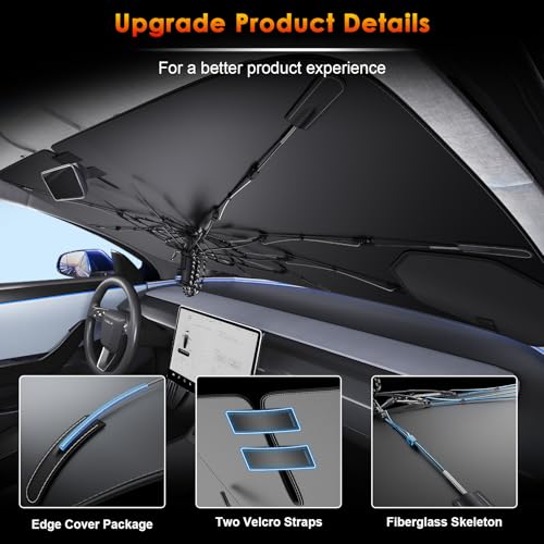 Windshield Sunshade Umbrella for 2022 (for 2022-2026 Grand Cherokee)