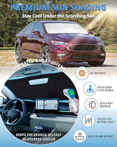 Sunshade for Ford Fusion 2013 (Fit Ford Fusion 13-21)