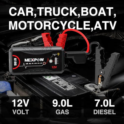 Car Jump Starter 2026 Upgraded Car Battery Jump Starter Pack (3000A)