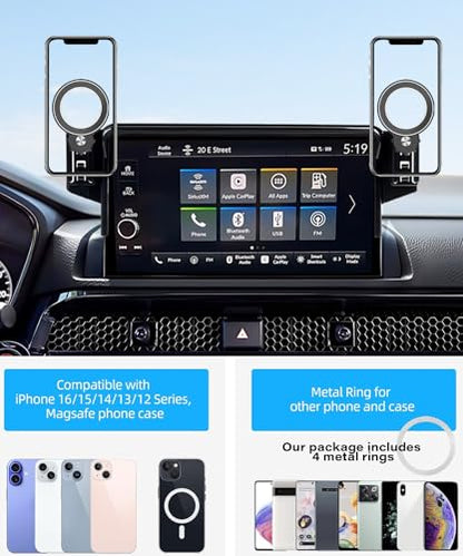 Car Phone Holder for Honda CRV (fit for 2023-2026 Honda CRV/HRV (7/9 Inch Screen))