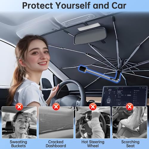 Windshield Sun Shade Umbrella for Nissan Sentra 2020 (for Nissan Sentra 2020-2026)