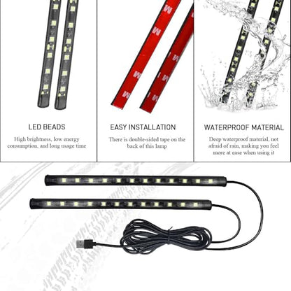 Car LED Strip Light (Ice Blue / USB)
