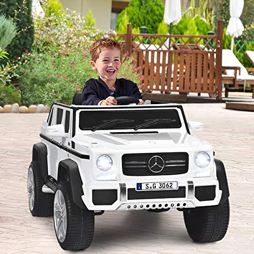 Ride on Car Licensed Mercedes (White)