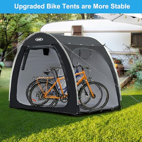 Bike Storage Shed Tent (Black for 4 Bikes)