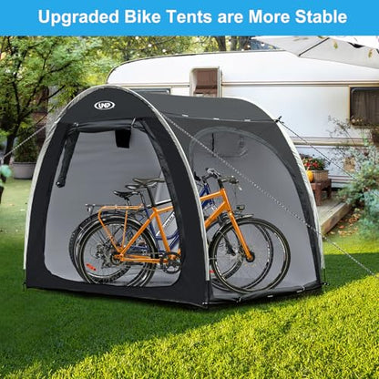 Bike Storage Shed Tent (Black for 4 Bikes)