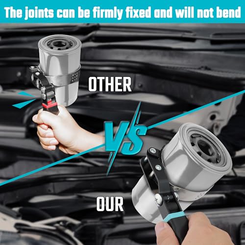 Small Swivel Oil Filter Wrench (Gear Adjustale / Small (Fits Filters 2-3/4" to 3-1/4"))