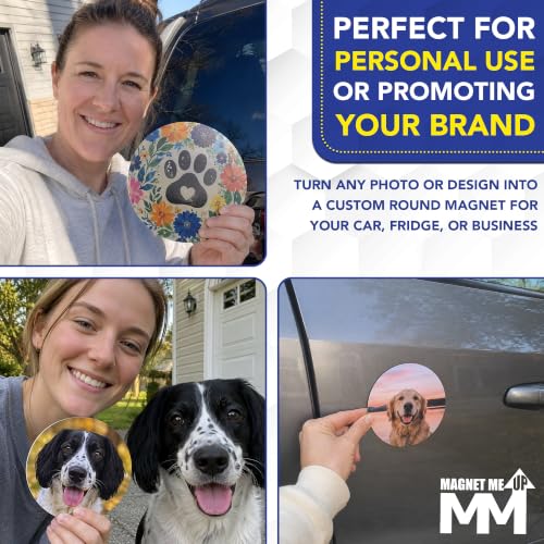 Customizable Round Magnet 6 Inch 100 Pack (100 Pack)