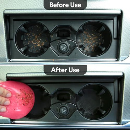 Car Cleaning Gel Clean Putty Car Interior Cleaner Detailing Tools (Pink)