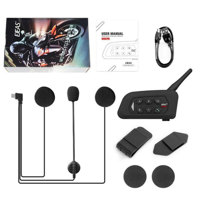V4 Plus Motorcycle Bluetooth Headset (1 Pack)