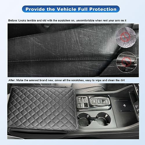 2023 2025 Pilot Center Console Cover for 2023 (Thicken Pad w/ 2-Pockets)