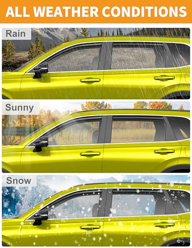 in Channel Window Visors Rain Guards for Toyota Camry 2018 (Fit for 2018-2024 Toyota Camry)