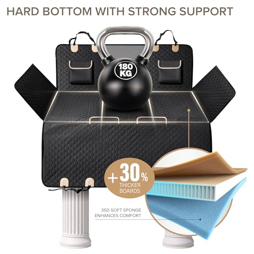 XL Truck Back Seat Extender for Dogs (Black for Trucks / For Large Truck)