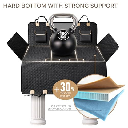 XL Truck Back Seat Extender for Dogs (Black for Trucks / For Large Truck)