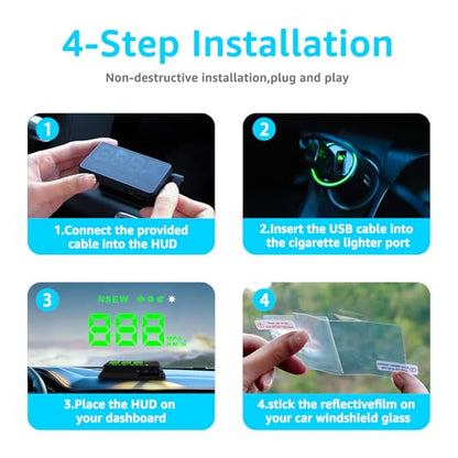 Heads up Display for Cars (Green)