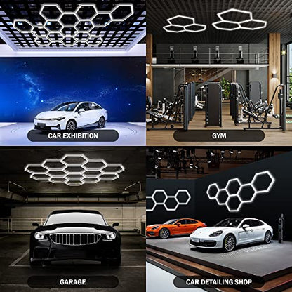 Hexagon LED Light (3 HEX without Border)