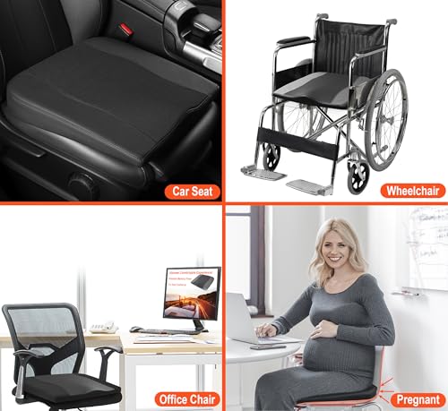 Car Seat Cushion (Obsidian Speck Black)