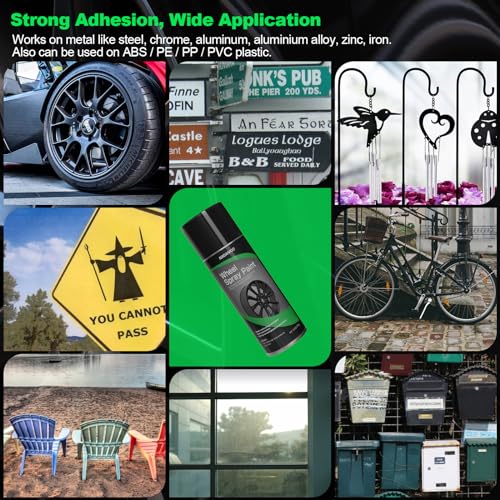 Black Spray Paint for Wheels (Matte Black / 13 Ounce (Pack of 1))