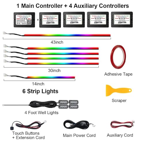 Acrylic Interior Car LED Strip Light (CSL-10)
