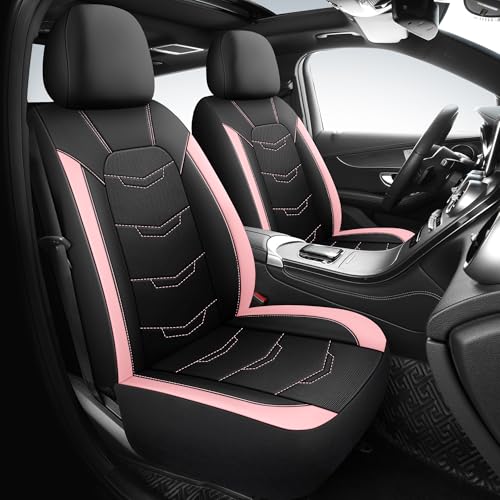 Front Car Seat Cover (N2 Black Pink / Front Seat)