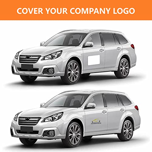 4 Pack Blank Car Door Magnet Sticker (18x12 inch White (4 PACK) / White)