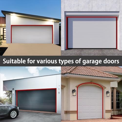 Garage Door Top and Sides Seal Strip (32.8 FT / White)