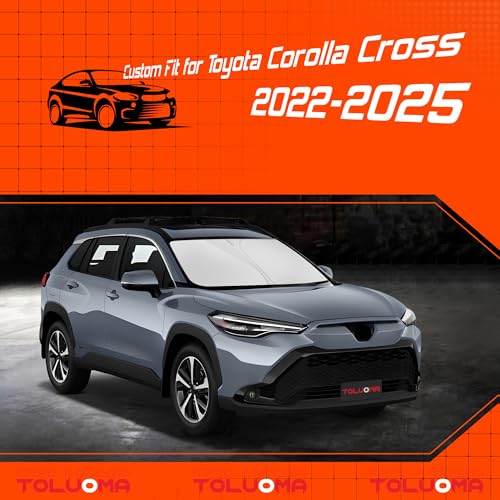 Custom Fit Windshield Sun Shade for Toyo (for Toyo-ta Corolla Cross 2022-2025)