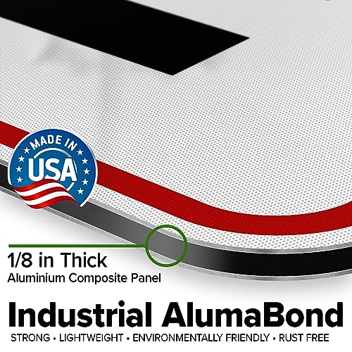 Custom Sign Custom Sign for Business (Header - Vertical / 36x48 - DiBound Reflective)