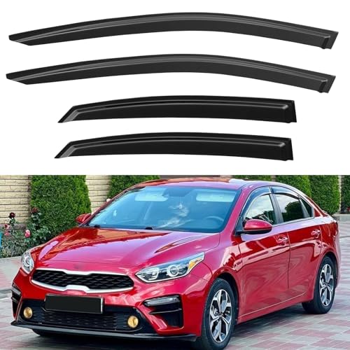 Window Visors Rain Guards for 2019 2020 2021 2022 2023 2024 Kia Forte (2019-2024 Kia Forte)