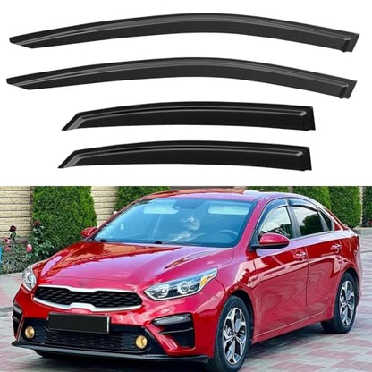 Window Visors Rain Guards for 2019 2020 2021 2022 2023 2024 Kia Forte (2019-2024 Kia Forte)