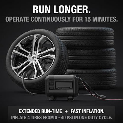 AIR20 47 LPM 12V Portable Tire Inflator & Air Compressor (100 PSI)