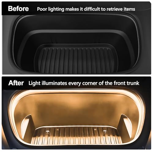 Front Trunk Ambient LED Light Strip for Tesla Model Y Juniper 2025