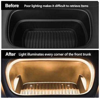 Front Trunk Ambient LED Light Strip for Tesla Model Y Juniper 2025