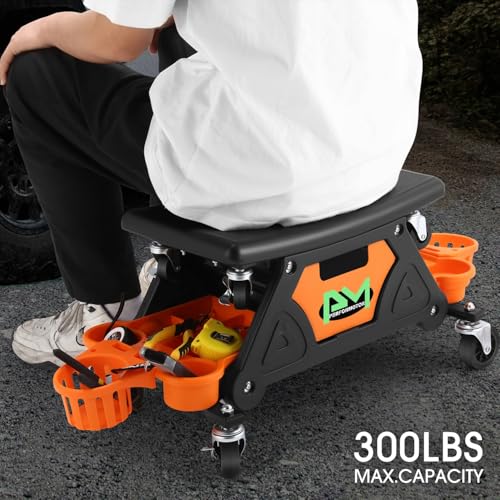 Mechanic Stool (Orange)
