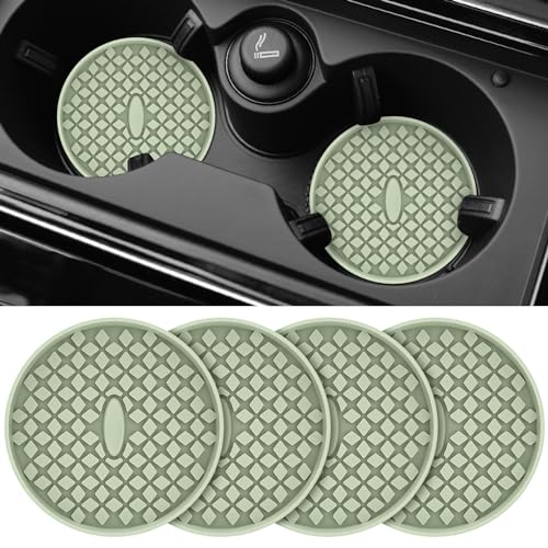 Car Cup Coasters [4 Pack] Silicone Car Coasters (4pack-desert Sage)