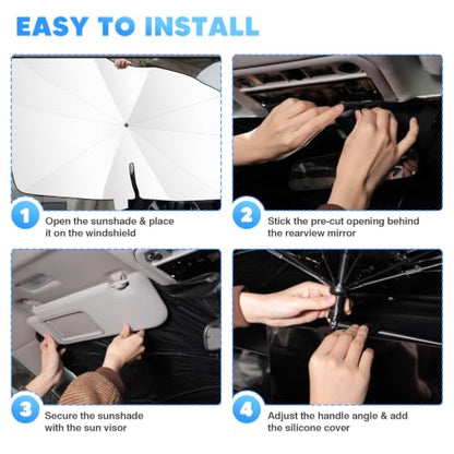 Windshield Sun Shade Umbrella for 【2020 (FOR | Telluride 20-26)