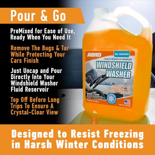 Windshield Washer Fluid 1 Gallon (128 Fl Oz (Pack of 1))