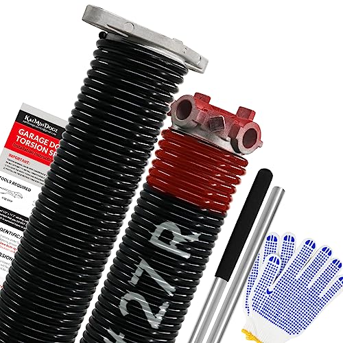 Pair of 1.75" Garage Door Torsion Springs Set with Non (0.225 x 1.75" x 27'')